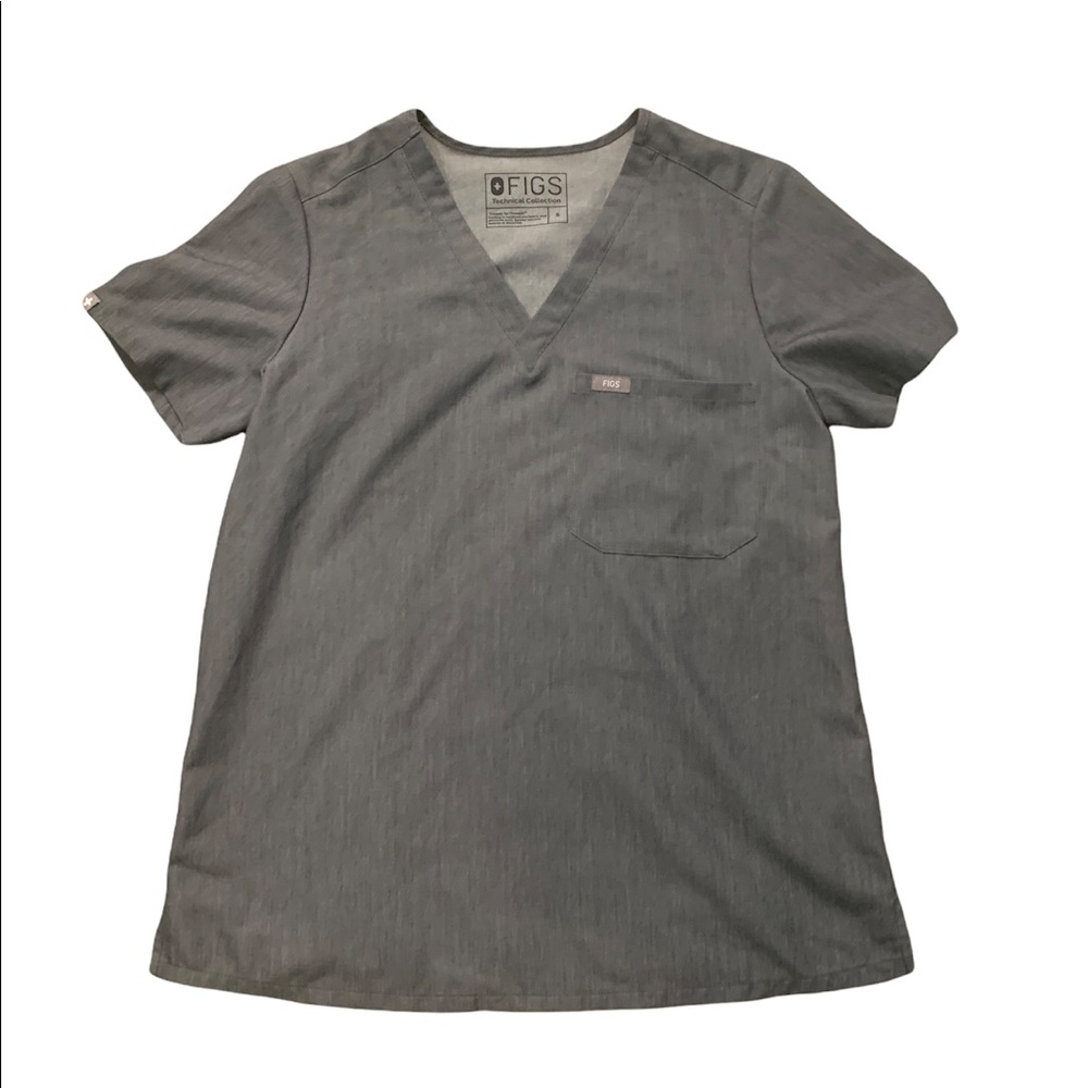 Figs Gray Women's Top
